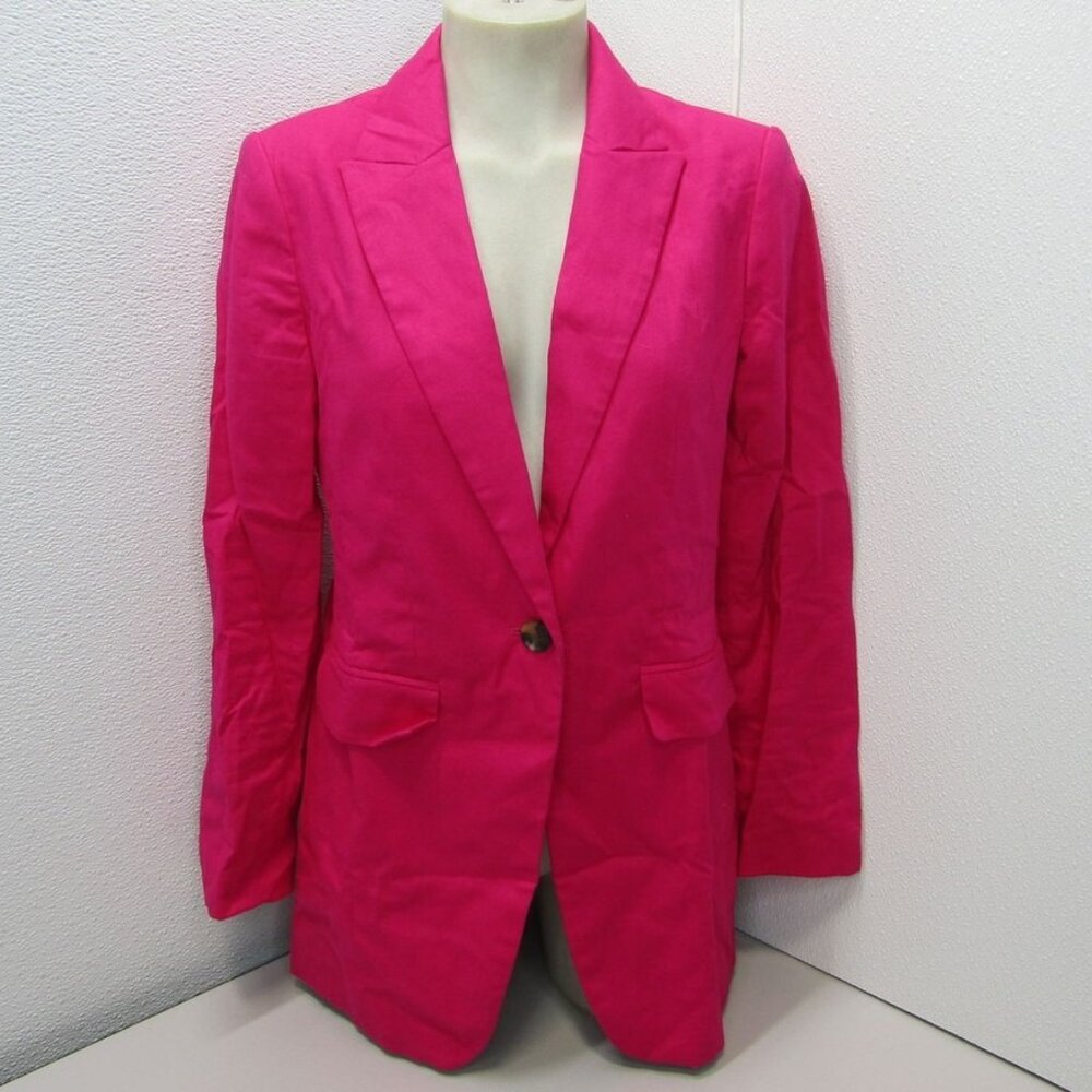 Banana Republic Women’s Linen Blazer – Pink – Size 2